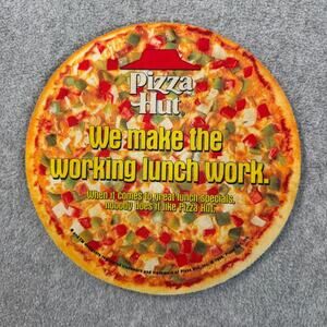 PIZZA HUT We Make the Working Lunch Work Mouse Pad Advertising Vintage 1996